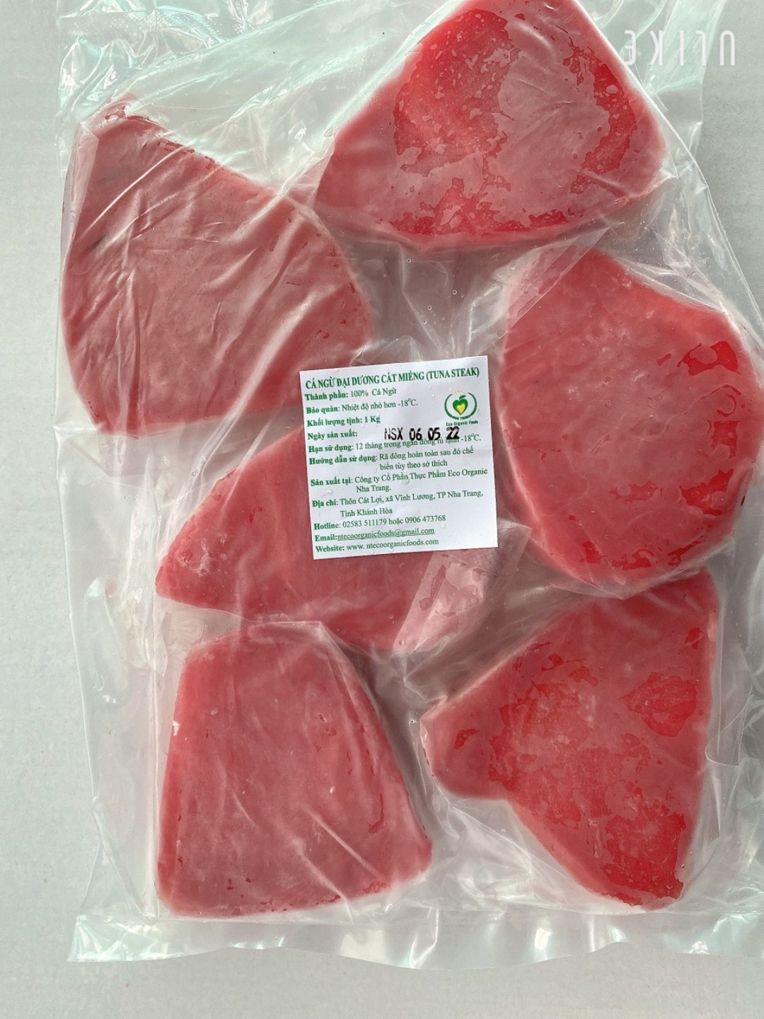 CÁ NGỪ ĐẠI DƯƠNG CẮT MIẾNG (TUNA STEAK)