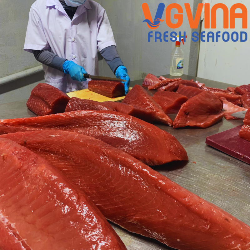 CÁ NGỪ ĐẠI DƯƠNG CẮT SAKU LOẠI A (TUNA SAKU A )